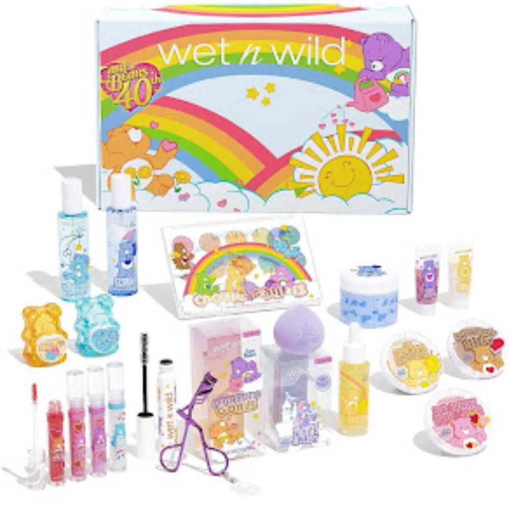 New in Box Entire Care Bear Collection by Wet n Wild 40th Anniversary